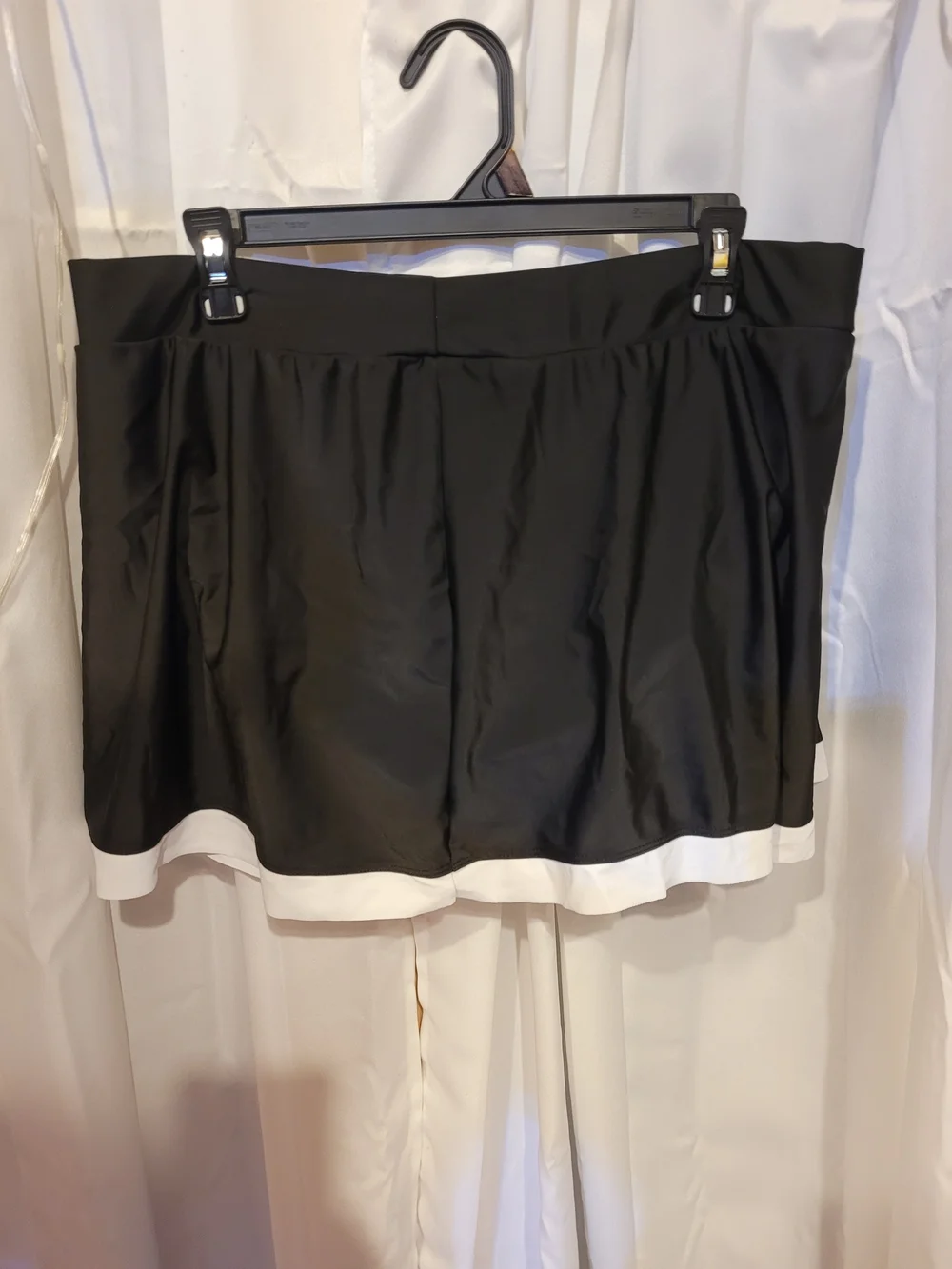 Amazon Black and White Women's Two-Piece Swim Set